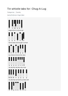 Chug-A-Lug — tin whistle tab