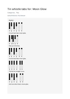 Moon Glow — tin whistle tab